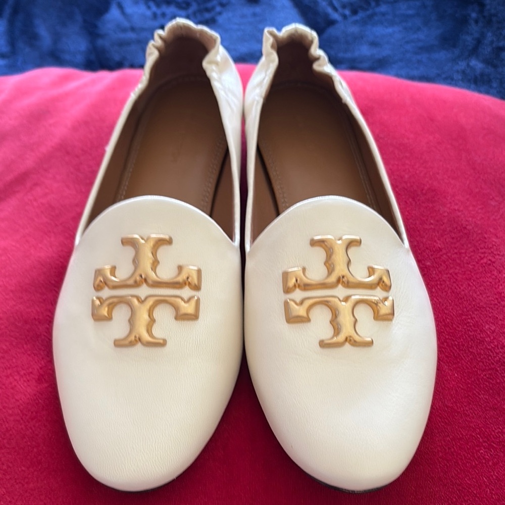 Tory Burch Women's Cream Loafers